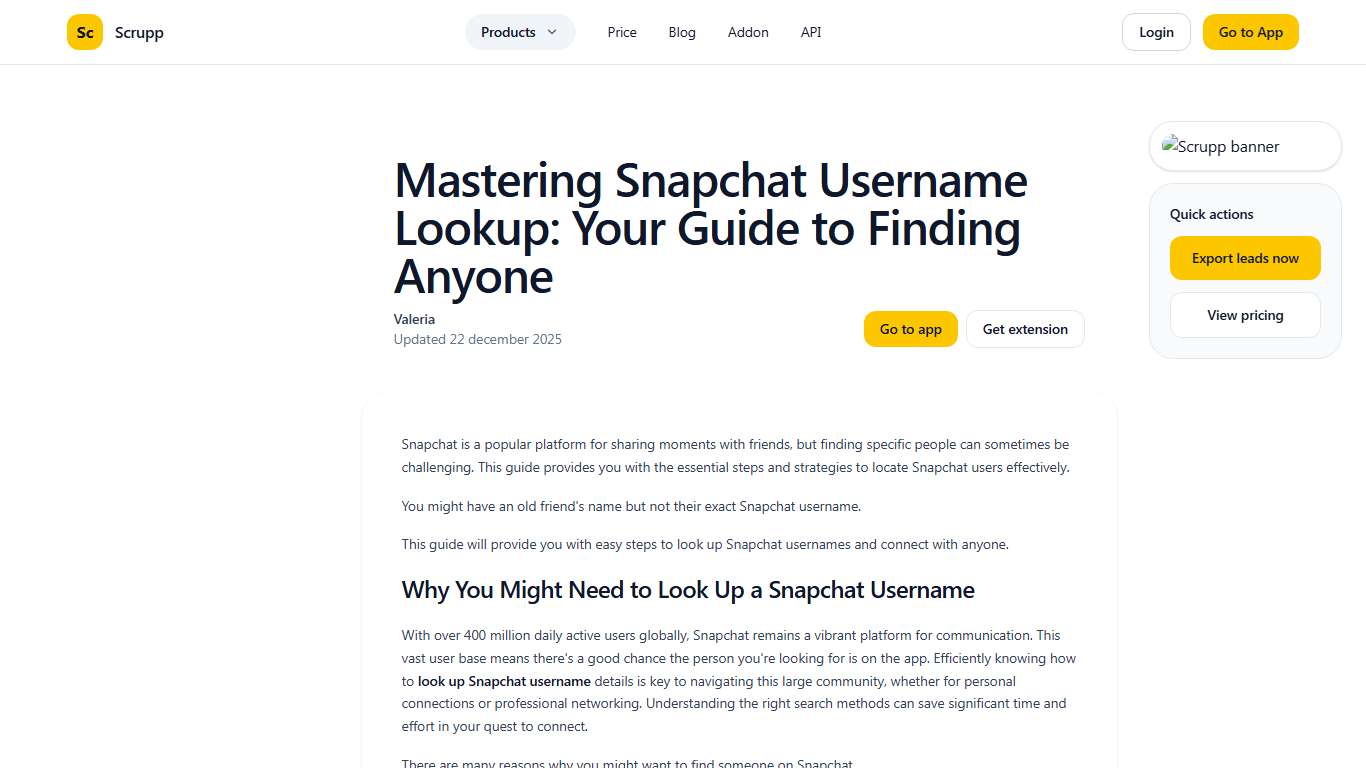 Mastering Snapchat Username Lookup: Your Guide to Finding Anyone